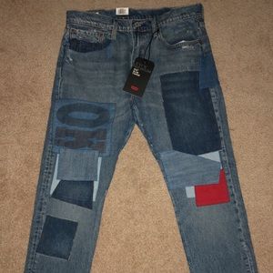 Levi's 512 garden Patch slim jeans